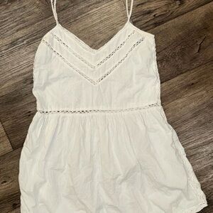 Tularosa White Lace Detail Dress Excellent Condition Size XS/S